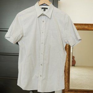 Banana Republic Horizontal Stripe Shirt (White)